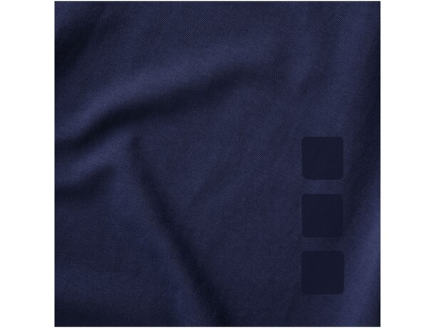 Camiseta manga corta algodón orgánico certificado GOTS hombre 200 g/m2 Azul marino detalle 23