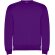 Sudadera cuello redondo unisex Clásica Roly personalizable Morado