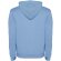 Sudadera con capucha infantil Urban Roly bicolor personalizable Azul celeste/blanco detalle 7