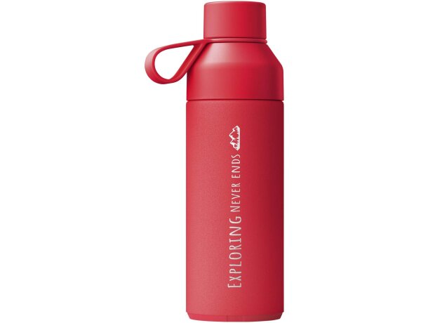 Botella térmica Ocean Bottle 500ml con aislamiento al vacío Rojo detalle 36