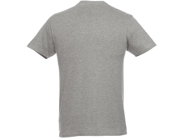 Camiseta de manga corta para hombre Heros Gris mezcla detalle 105