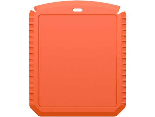 Rascador hielo rectangular reciclado Thrym Naranja detalle 14