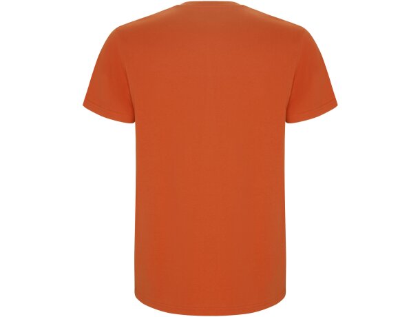 Camiseta manga corta hombre Stafford Roly algodón 190 g/m² Naranja detalle 90