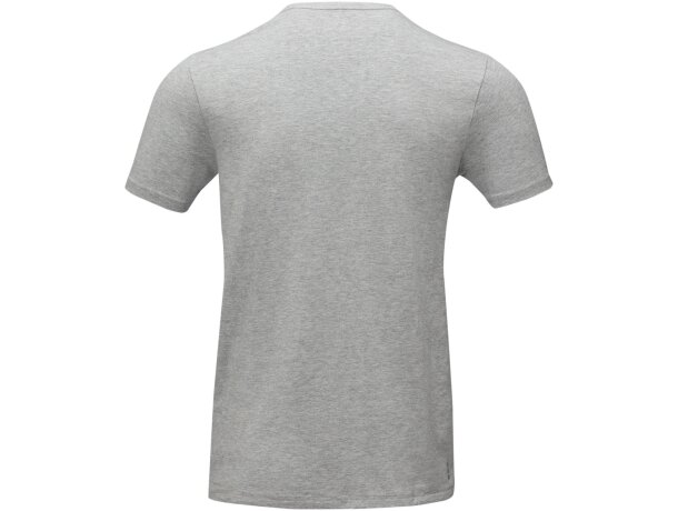 Camiseta manga corta algodón orgánico certificado GOTS hombre 200 g/m2 Mezcla de grises detalle 29