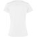 Camiseta deportiva mujer Slam Roly poliéster reciclado Blanco detalle 2