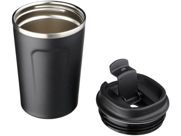 Vaso de 360 ml con aislamiento de cobre al vacío Thor Negro intenso detalle 5