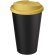 Americano® Eco Vaso reciclado de 350 ml con tapa antigoteo Amarillo/negro intenso