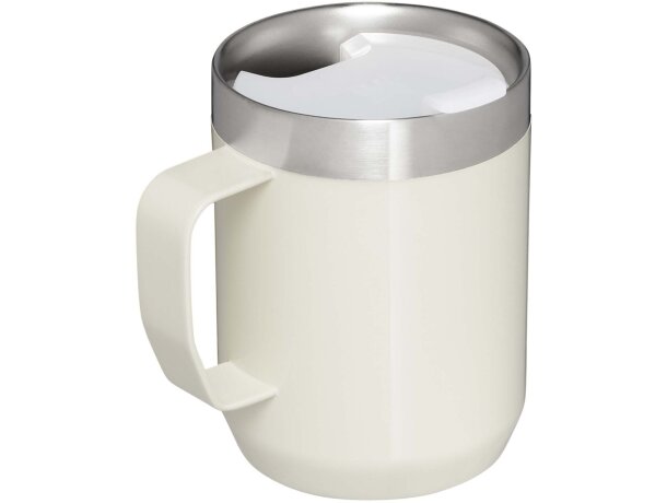 Taza acampada Stanley Everyday 236ml acero inoxidable reciclado Crema detalle 4