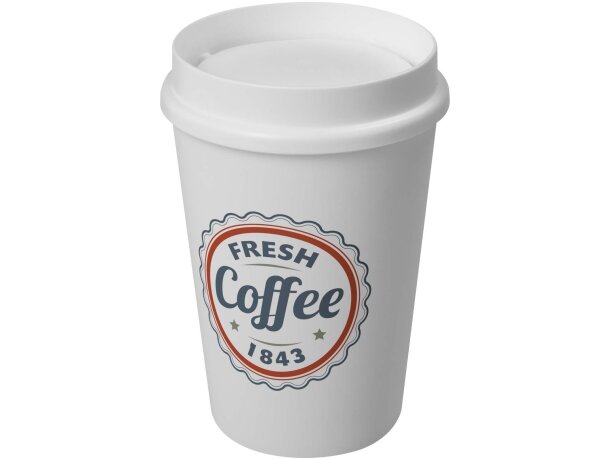 Vaso 300ml con tapa de 360° Americano Switch Blanco detalle 1