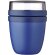 Fiambrera Mini Mepal Ellipse 300+120 ml dos compartimentos Azul vivo
