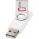 Memoria USB Rotate 16GB con cuerpo giratorio de aluminio Blanco detalle 5
