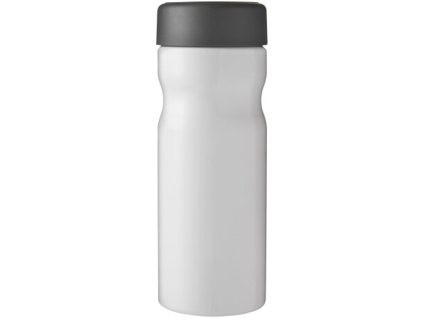 H2O Active® Base Bidón deportivo con tapa de rosca de 650 ml Blanco/gris detalle 1