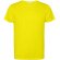 Camiseta técnica hombre Estoril Roly poliéster reciclado Amarillo flúor