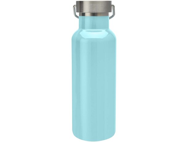 Botella térmica Thor 500ml con acero inoxidable reciclado Azul turquesa detalle 18