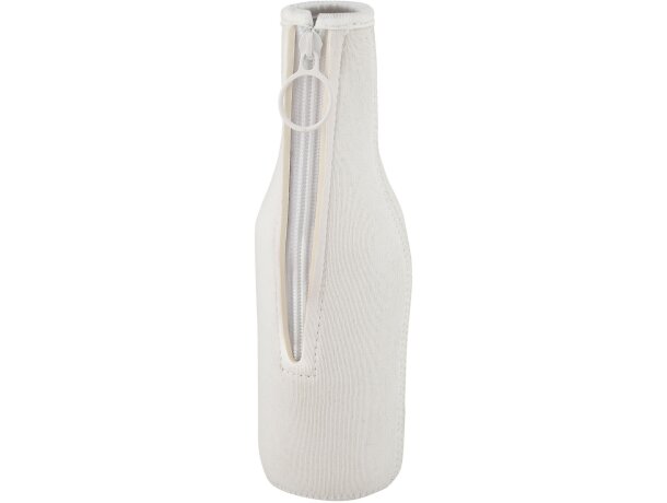 Funda para botellas térmicas de neopreno plegable Fris Blanco detalle 4