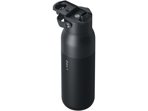 Botella de agua LARQ Swig Top 1000ml con filtro purificador Negro intenso detalle 3