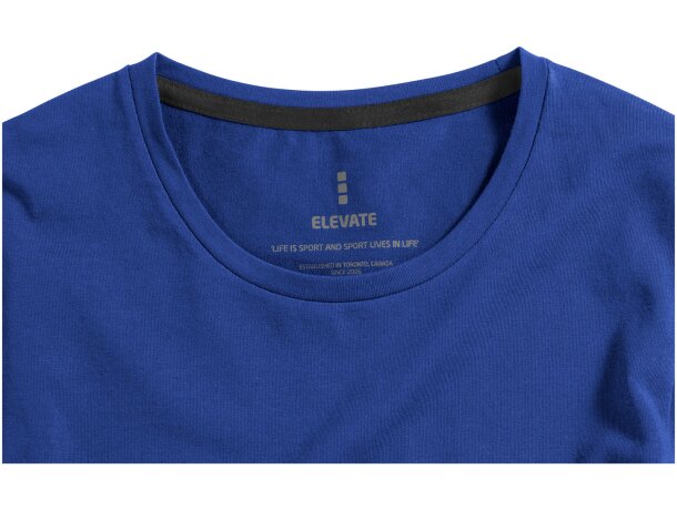 Camiseta de manga larga de mujer ponoka de Elevate 200 gr Azul detalle 6
