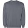 Sudadera cuello redondo unisex Jaya Roly algodón 250 g/m² Gris oscuro