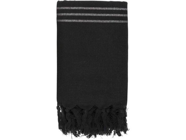 Tela Originalhome de algodón reciclado tejida a mano Negro intenso detalle 4