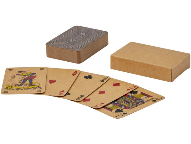 Juego de cartas Ace en papel de fuentes sostenibles certificado Blanco detalle 8