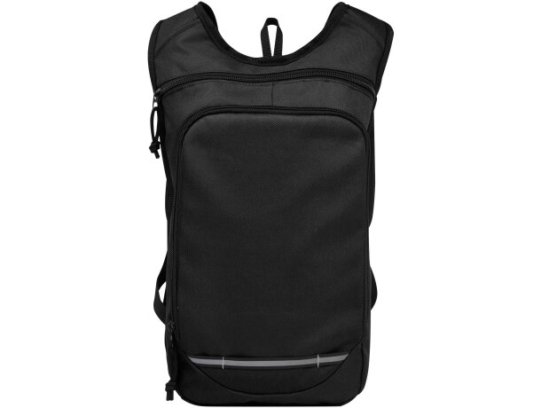 Mochila exterior GRS RPET Trails 6,5L certificada sostenible Negro intenso detalle 2