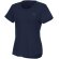 Camiseta de manga corta de material reciclado GRS para mujer Jade Azul marino detalle 20