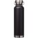 Botella Thor 650ml acero inoxidable reciclado certificado RCS Negro intenso detalle 14