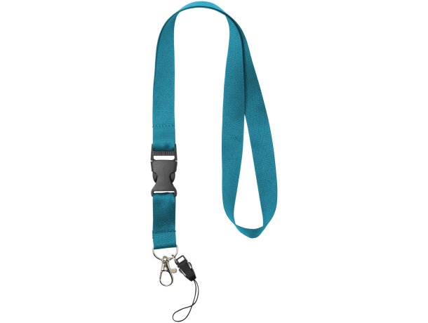 Lanyard con hebilla separable y enganche para móvil Sagan barato