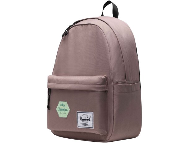 Mochila Herschel Classic reciclada 26L con funda para portátil Rosa dorado detalle 16