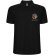 Polo manga corta hombre Pegaso Premium Roly punto piqué Negro intenso detalle 1