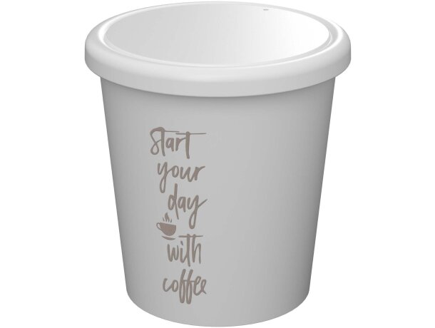 Vaso 100 ml con tapa Americano Piccolo Blanco detalle 1