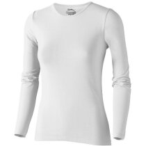 Camiseta de manga larga de mujer curve de Slazenger 200 gr blanca Camiseta de manga larga de mujer curve de Slazenger 200 gr blanca