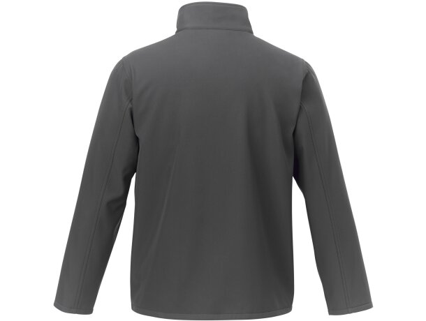 Chaqueta softshell Orion para hombre en poliéster elástico Gris tormenta detalle 27