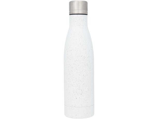 Botella de 500 ml con aislamiento de cobre al vacío moteada Vasa Blanco detalle 6