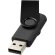 Memoria USB metálica Rotate 4GB con mecanismo rotativo Negro intenso