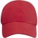 Gorra reciclada de 6 paneles Cool Fit GRS Mica Rojo detalle 7