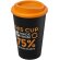 Americano® Eco Vaso reciclado de 350 ml Negro intenso/naranja detalle 8