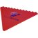 Rascador de hielo triangular Frosty de plástico reciclado Rojo detalle 11