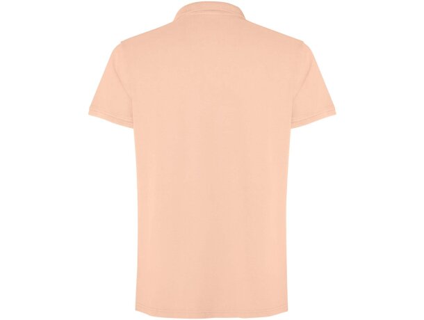 Polo manga corta unisex Cobain Roly acabado vintage detalle 2