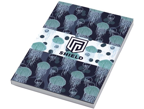 Cuaderno Novella Austen A5 tapa blanda 100 hojas papel FSC Azul oscuro detalle 17