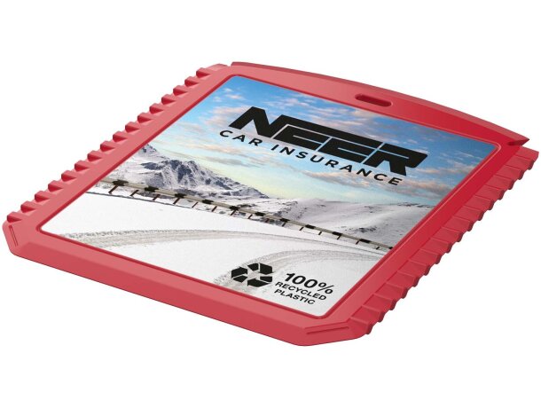 Rascador hielo rectangular reciclado Thrym Rojo detalle 10