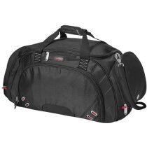 Bolsa de viaje de nylon marca Elleven personalizada negro intenso Bolsa de viaje de nylon marca Elleven personalizada negro intenso