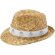 Sombrero de paja Pricus natural con banda personalizable Blanco/natural detalle 1