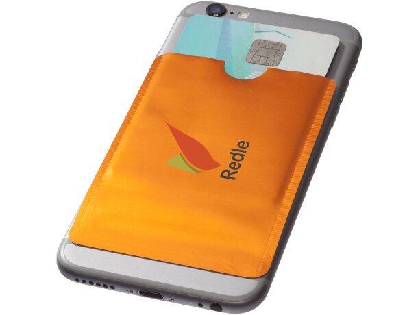 Portatarjetas para smartphone con protección RFID Exeter barato