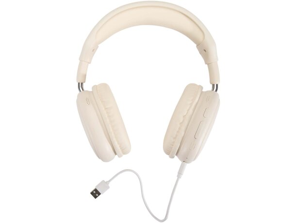Auriculares inalámbricos Bluetooth Alzir con plástico reciclado Blanco detalle 9