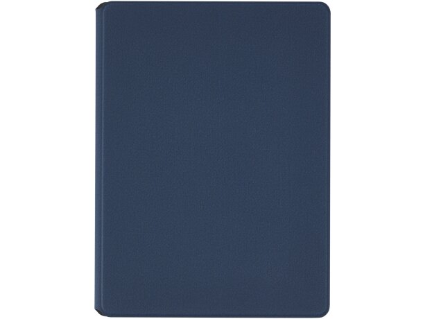 Portafolios Kunveno con papel FSC y poliéster reciclado Azul marino detalle 7