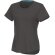 Camiseta de manga corta de material reciclado GRS para mujer Jade Gris tormenta