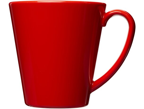 Taza plástico San suprema 350 ml personalizable corporativa Rojo detalle 11