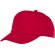 Gorra infantil de 5 paneles Feniks Kids Rojo