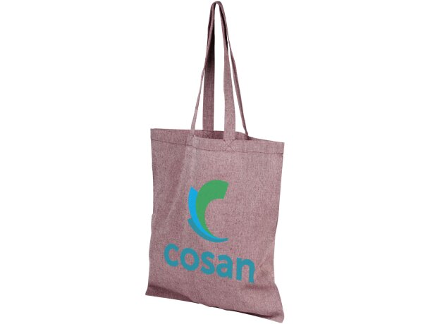 Bolsa Tote de algodón reciclado de 150 g/m² Pheebs personalizada